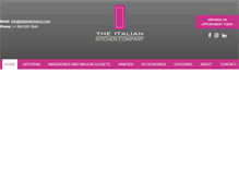 Tablet Screenshot of italiankitchenco.com